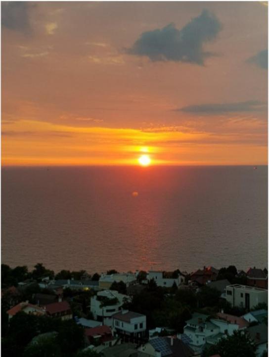 Панорамный Вид На Море Odessa Esterno foto
