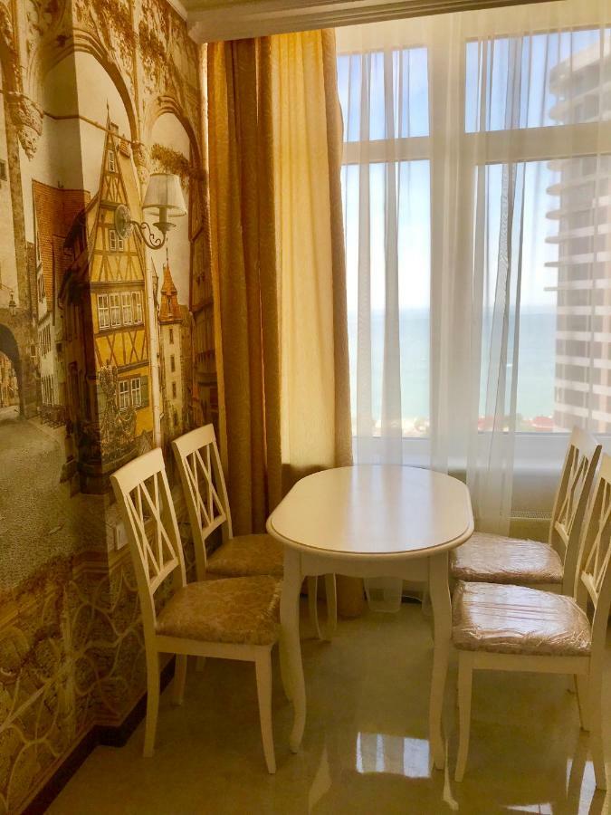 Панорамный Вид На Море Odessa Esterno foto